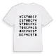 Weston CP ordlek t-shirt