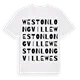 Weston Longville ordlek t-shirt