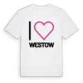 Jag älskar Westow t-shirt stort tryck