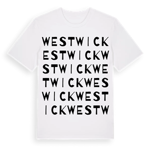 Westwick ordlek t-shirt – ekologisk bomull t-shirt från Pinshirt