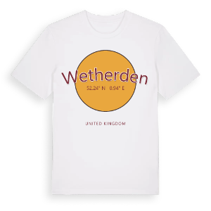 Wetherden cirkel t-shirt – ekologisk bomull t-shirt från Pinshirt