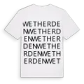 Wetherden ordlek t-shirt