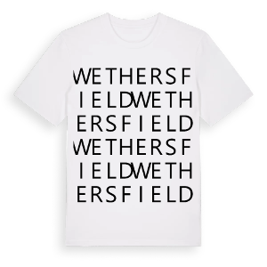 Wethersfield ordlek t-shirt – ekologisk bomull t-shirt från Pinshirt