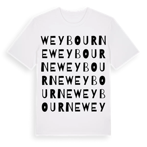 Weybourne ordlek t-shirt – ekologisk bomull t-shirt från Pinshirt
