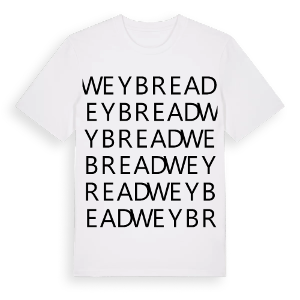 Weybread ordlek t-shirt – ekologisk bomull t-shirt från Pinshirt
