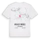 Whaley Bridge karta t-shirt