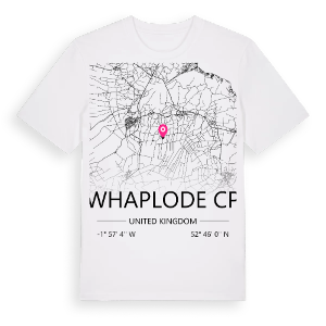 Whaplode CP karta t-shirt – ekologisk bomull t-shirt från Pinshirt