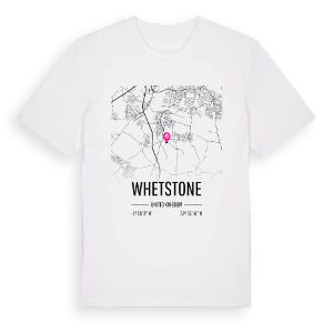 Whetstone karta t-shirt – ekologisk bomull t-shirt från Pinshirt