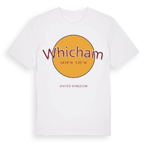 Whicham cirkel t-shirt – ekologisk bomull t-shirt från Pinshirt