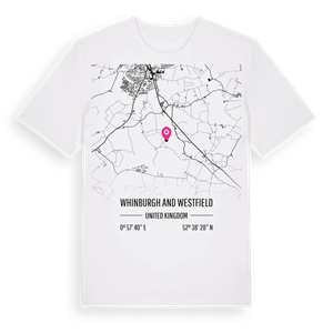 Whinburgh and Westfield karta t-shirt – ekologisk bomull t-shirt från Pinshirt