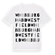 Whinburgh and Westfield ordlek t-shirt