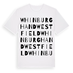 Whinburgh and Westfield ordlek t-shirt – ekologisk bomull t-shirt från Pinshirt