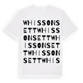 Whissonsett ordlek t-shirt