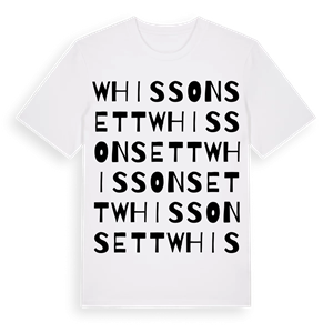 Whissonsett ordlek t-shirt – ekologisk bomull t-shirt från Pinshirt
