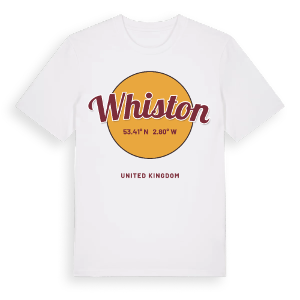 Whiston cirkel t-shirt – ekologisk bomull t-shirt från Pinshirt