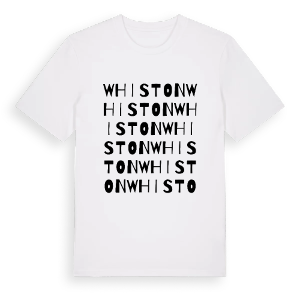 Whiston ordlek t-shirt – ekologisk bomull t-shirt från Pinshirt