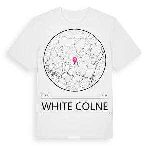 White Colne t-shirt – ekologisk bomull t-shirt från Pinshirt