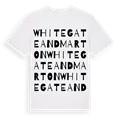 Whitegate and Marton ordlek t-shirt
