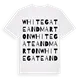 Whitegate and Marton ordlek t-shirt