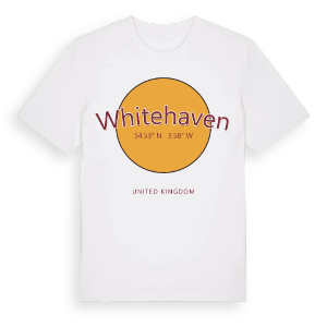 Whitehaven cirkel t-shirt – ekologisk bomull t-shirt från Pinshirt