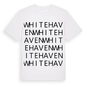 Whitehaven ordlek t-shirt – ekologisk bomull t-shirt från Pinshirt