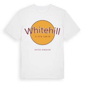 Whitehill cirkel t-shirt – ekologisk bomull t-shirt från Pinshirt