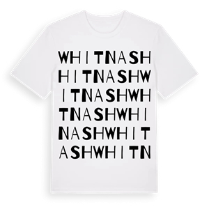 Whitnash ordlek t-shirt – ekologisk bomull t-shirt från Pinshirt