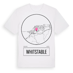 Whitstable t-shirt – ekologisk bomull t-shirt från Pinshirt