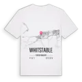 Whitstable karta t-shirt