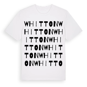 Whitton ordlek t-shirt – ekologisk bomull t-shirt från Pinshirt