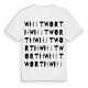 Whitworth ordlek t-shirt