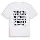 Whorlton ordlek t-shirt