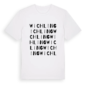 Wichling ordlek t-shirt – ekologisk bomull t-shirt från Pinshirt