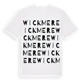 Wickmere ordlek t-shirt