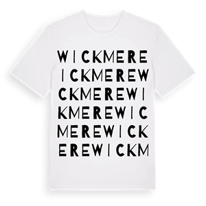 Wickmere ordlek t-shirt – ekologisk bomull t-shirt från Pinshirt