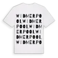 Widmerpool ordlek t-shirt