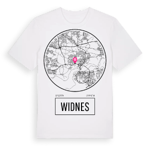 Widnes t-shirt – ekologisk bomull t-shirt från Pinshirt