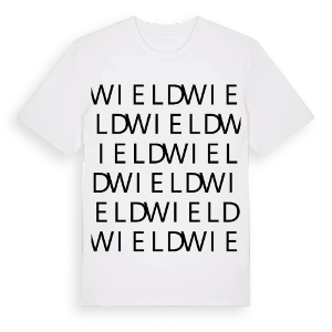 Wield ordlek t-shirt – ekologisk bomull t-shirt från Pinshirt