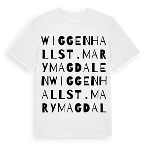 Wiggenhall St. Mary Magdalen ordlek t-shirt – ekologisk bomull t-shirt från Pinshirt