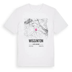 Wigginton karta t-shirt – ekologisk bomull t-shirt från Pinshirt