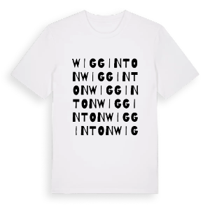 Wigginton ordlek t-shirt – ekologisk bomull t-shirt från Pinshirt
