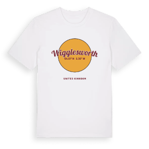 Wigglesworth cirkel t-shirt – ekologisk bomull t-shirt från Pinshirt