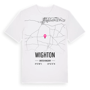 Wighton karta t-shirt – ekologisk bomull t-shirt från Pinshirt