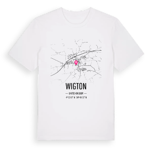Wigton karta t-shirt – ekologisk bomull t-shirt från Pinshirt