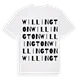 Willington ordlek t-shirt