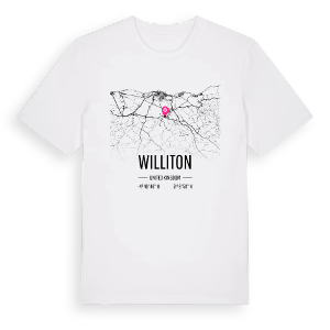Williton karta t-shirt – ekologisk bomull t-shirt från Pinshirt