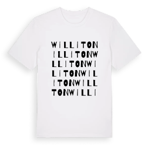Williton ordlek t-shirt – ekologisk bomull t-shirt från Pinshirt