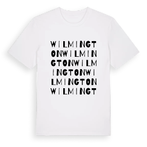 Wilmington ordlek t-shirt – ekologisk bomull t-shirt från Pinshirt