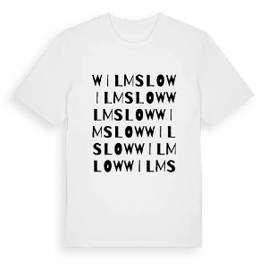 Wilmslow ordlek t-shirt – ekologisk bomull t-shirt från Pinshirt