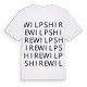 Wilpshire ordlek t-shirt